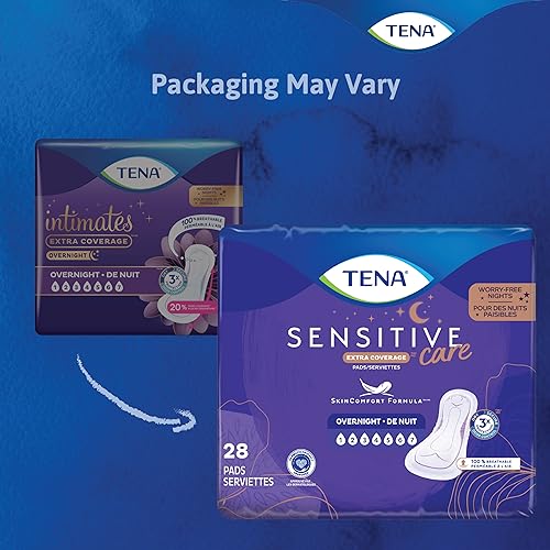 Incontinence Pads, Overnight Absorbency, Extra Coverage - 135 Count T214808