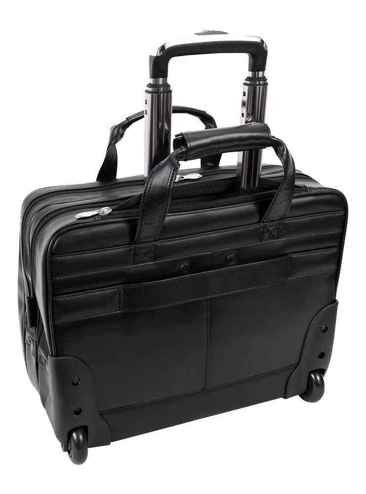 Black Wheeled Laptop Case F23048