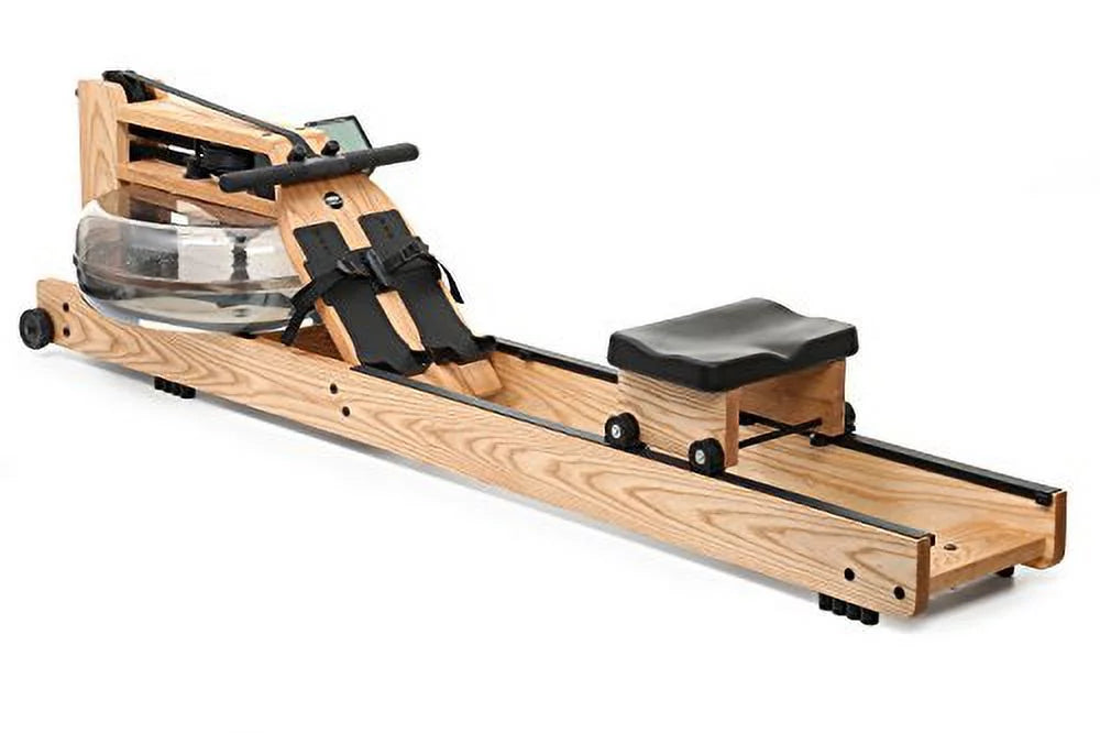 Natural Ash Wood Rowing Machine with S4 Monitor P812430