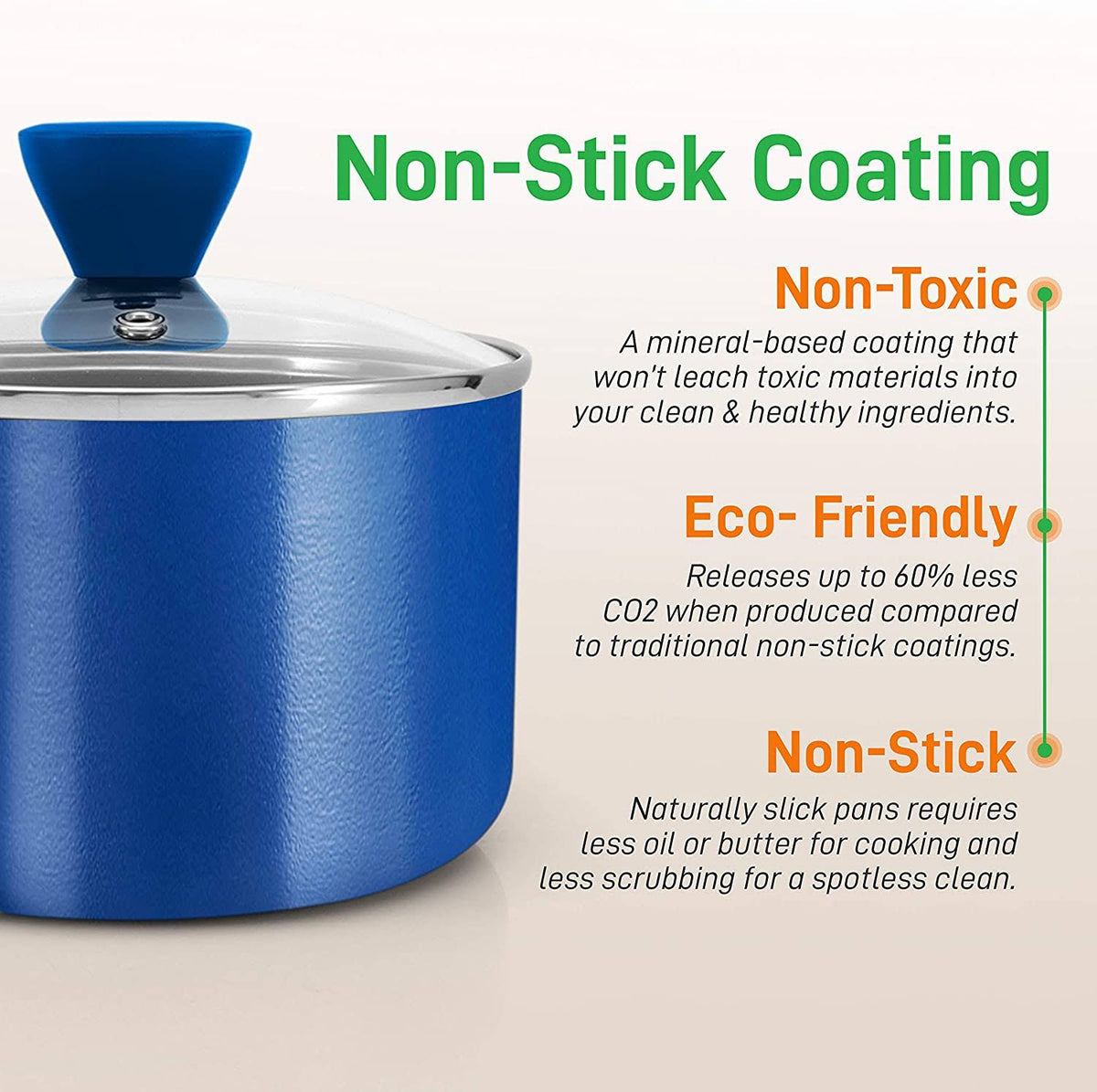 13-Piece Non-Stick Aluminum Cookware Set J83085