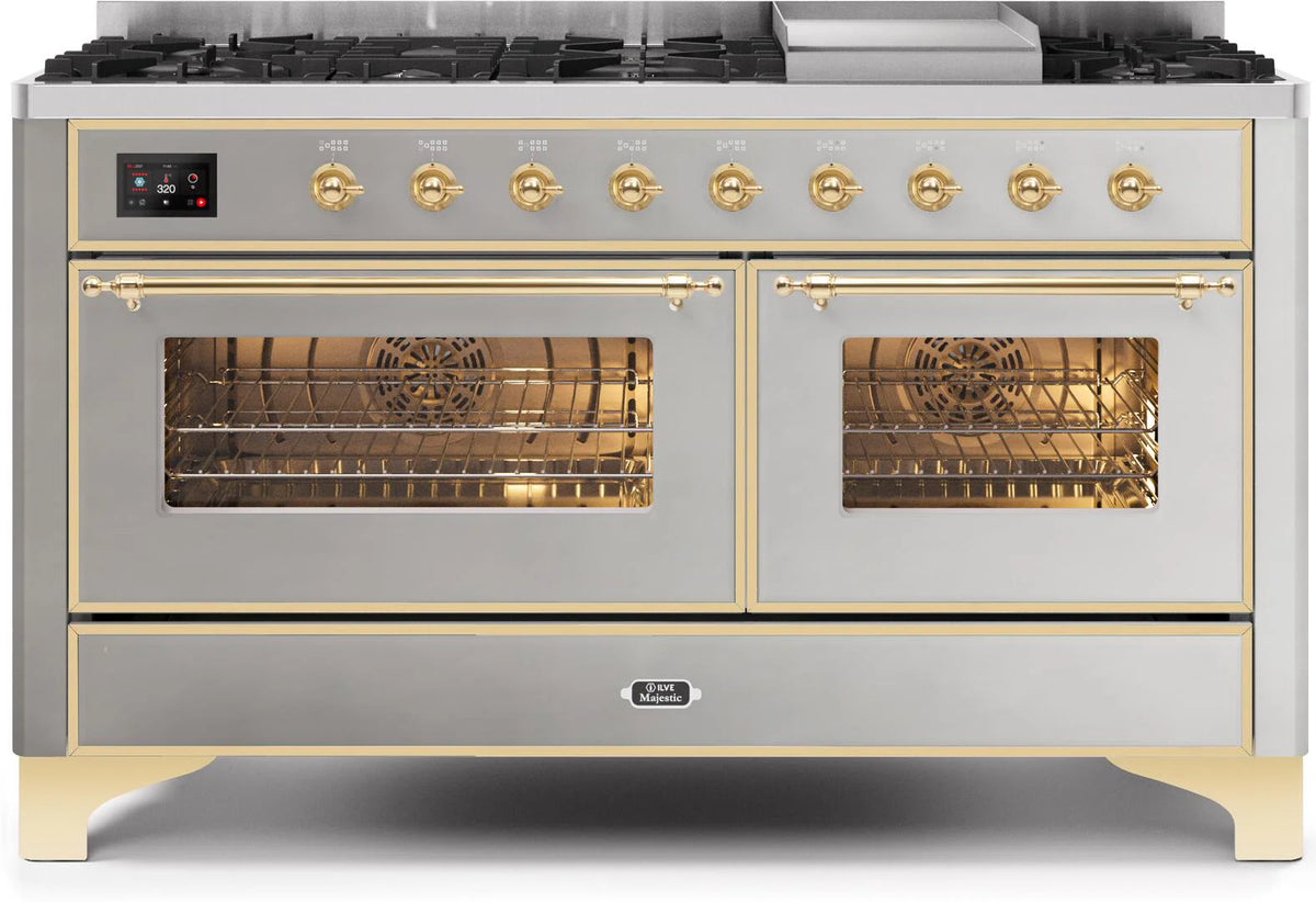 60 Dual Fuel Propane Gas Range Stainless Steel L327956