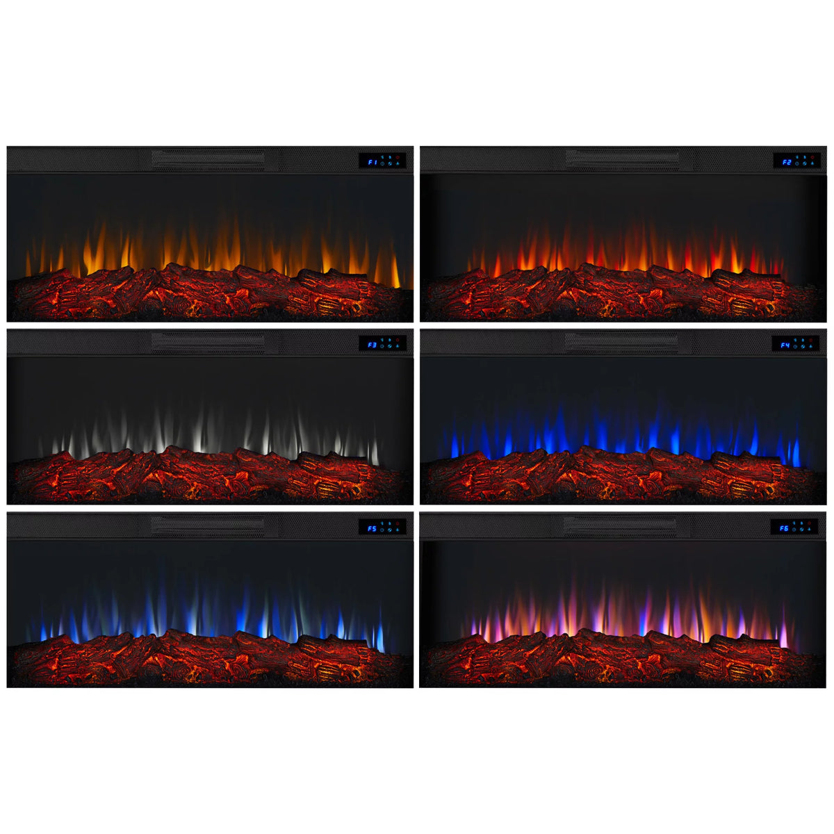 White Electric Mantel Fireplace O3111