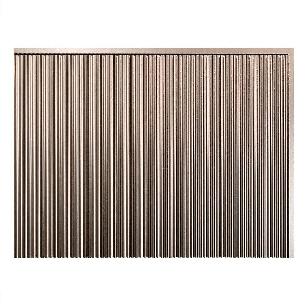 Brushed Nickel Backsplash Panel 5 Pack N1244