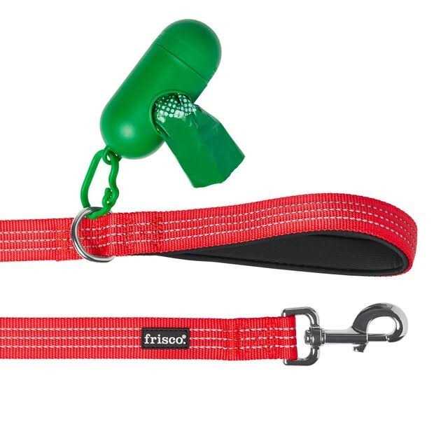 Traffic Leash with Dual Padded Handles & Poop Bag Dispenser Q111