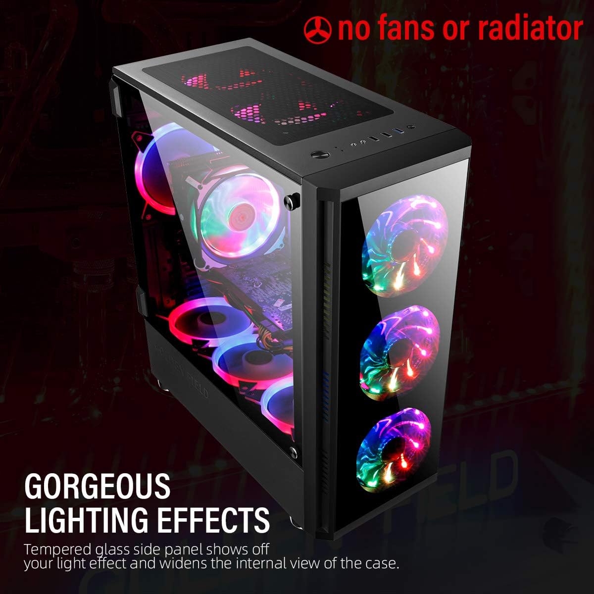 ATX Gaming PC Case with Side Window U106