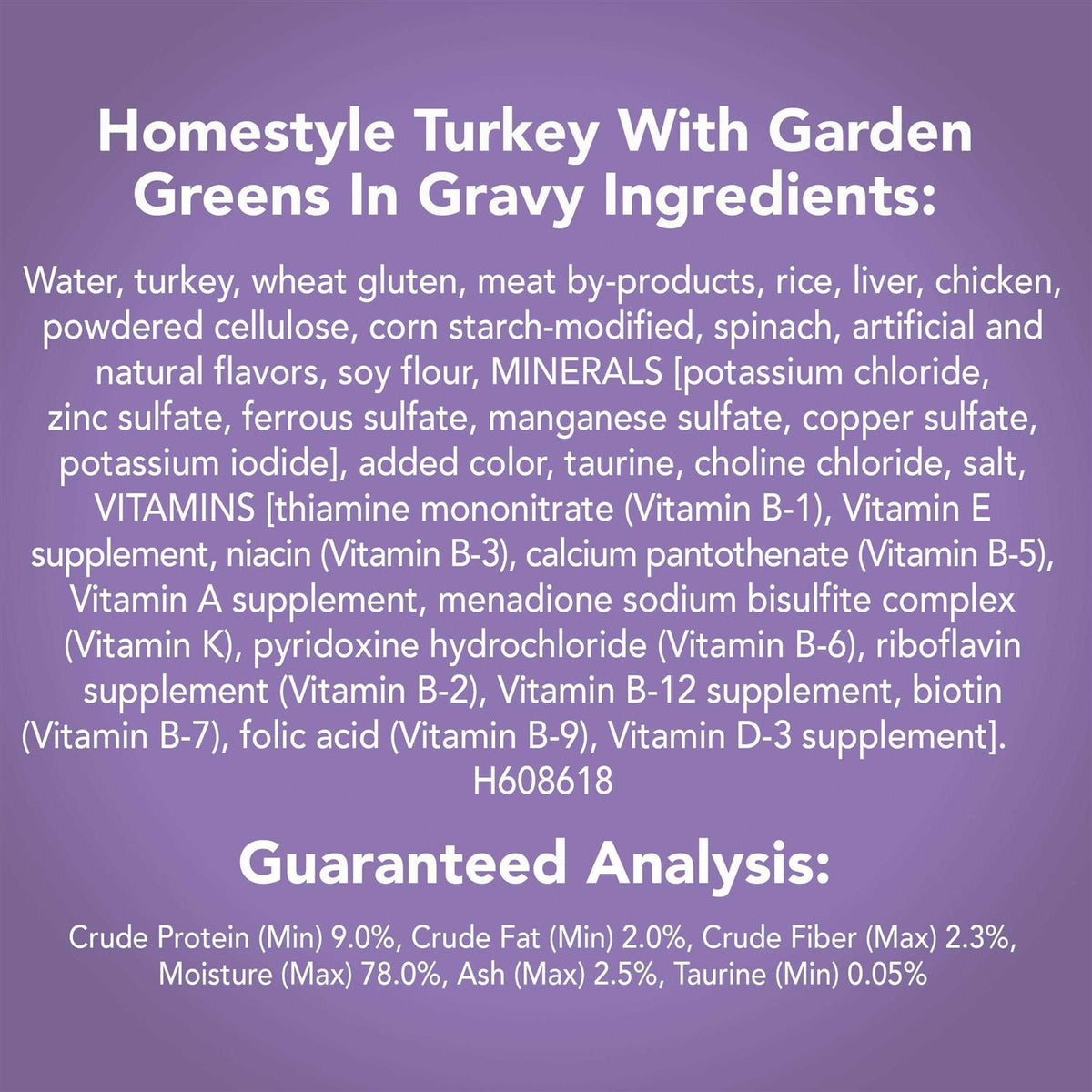 Turkey Dinner Wet Indoor Cat Food J8317