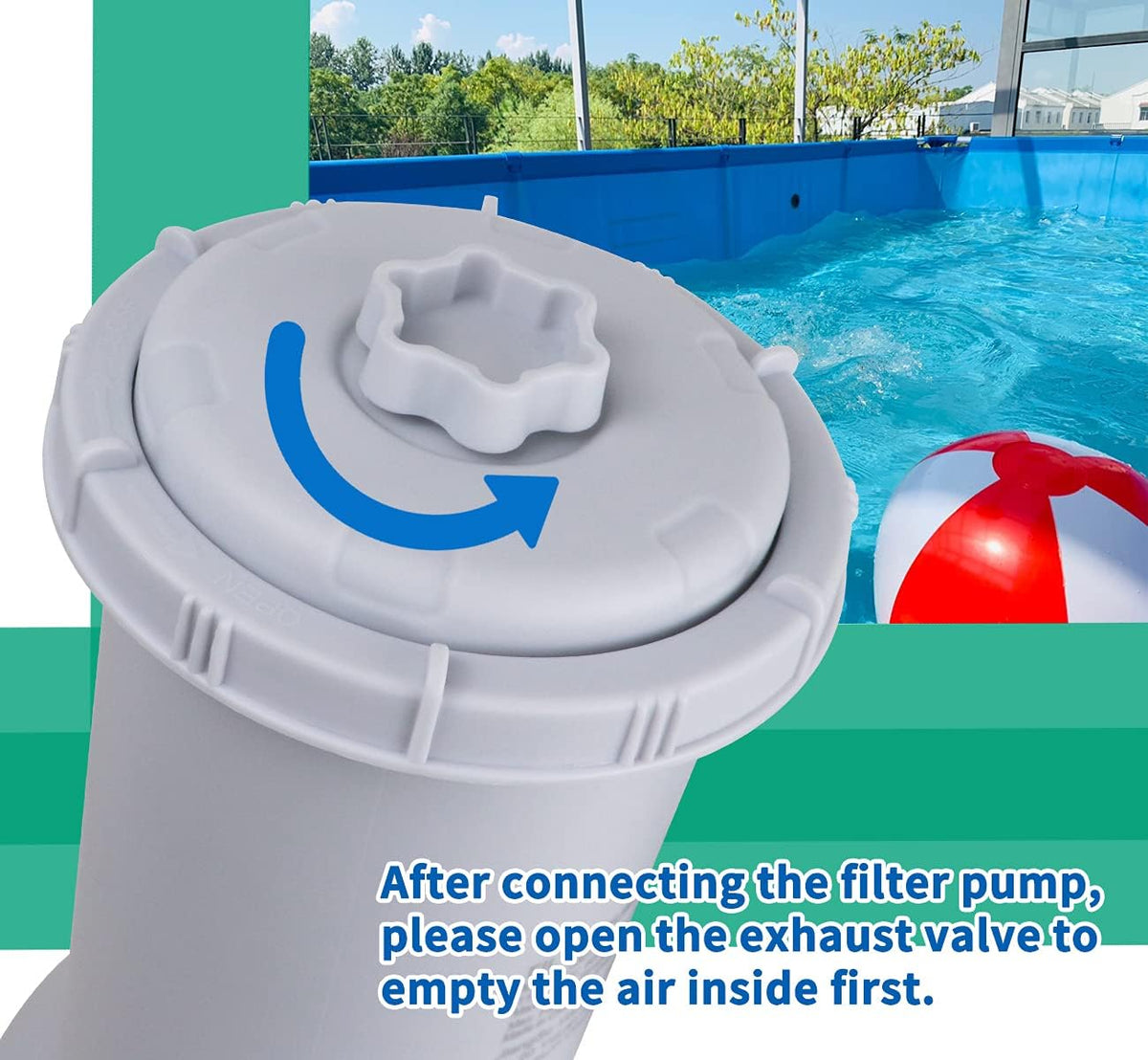 1000 GPH Clear Cartridge Filter Pump for Above Ground Pools, 110-120V with GFCI, Pack of 2 A774149