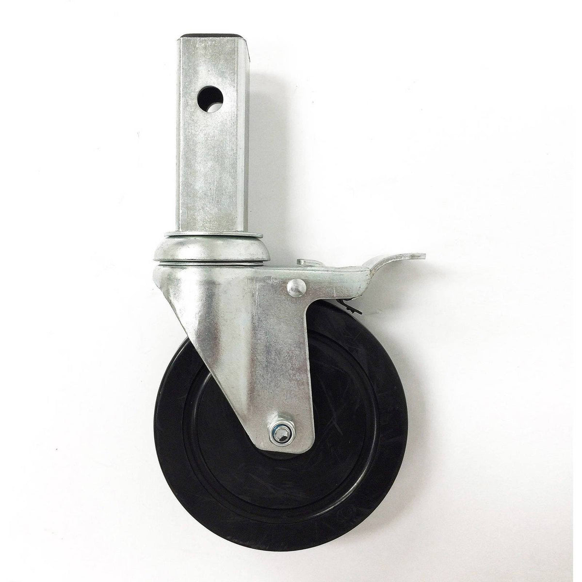 Heavy-Duty Hard Rubber Locking Caster Set of 4 Q981297