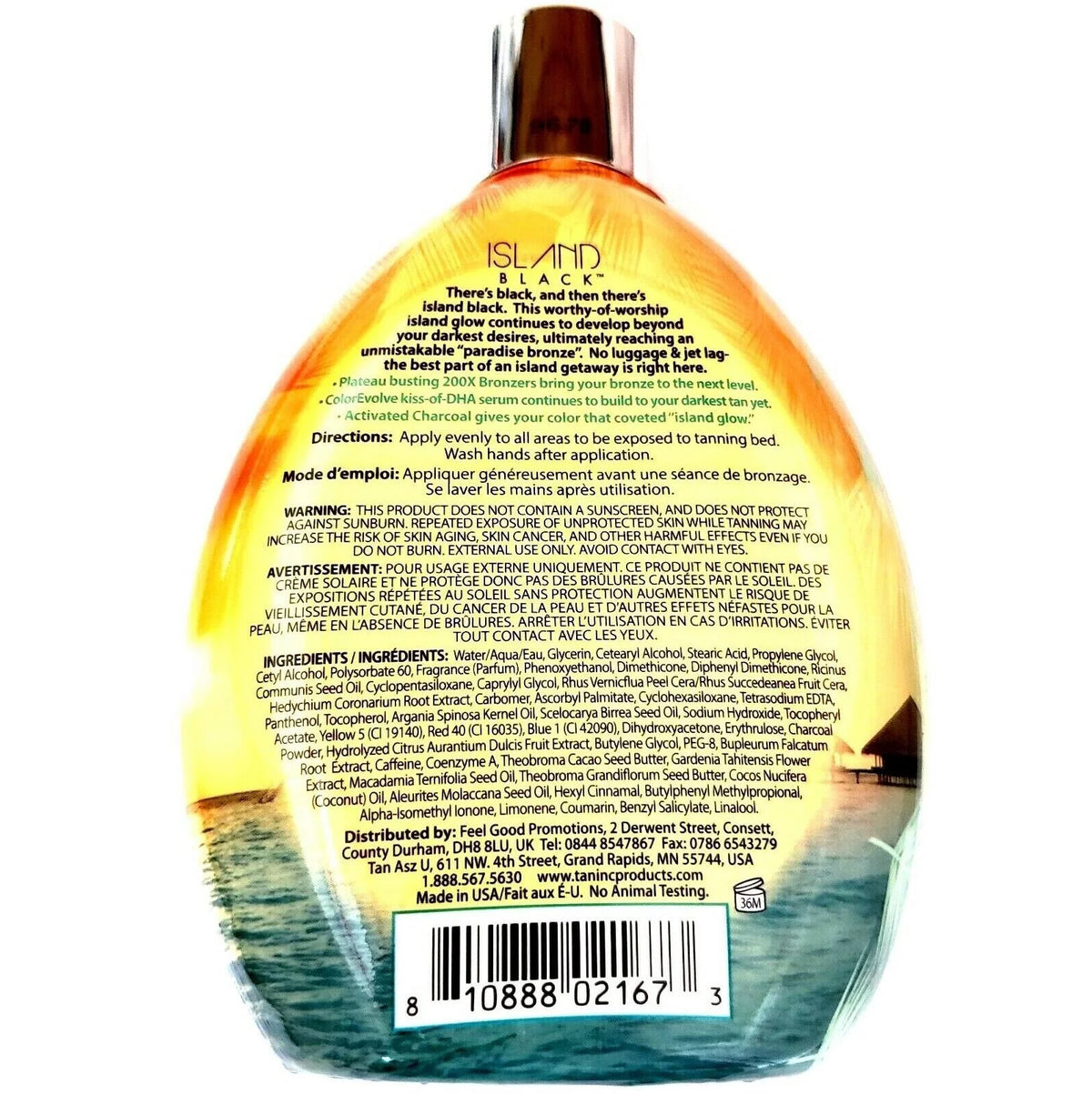 Tan Asz U ISLAND BLACK 200X Plateau Busting Bronzer - 13.5 oz. S250