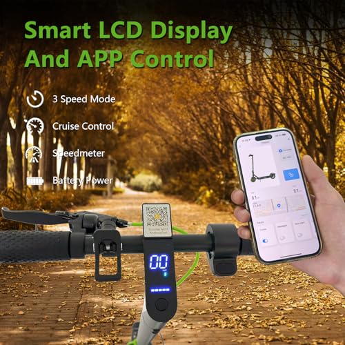 500W Foldable Electric Scooter with LED Display D390