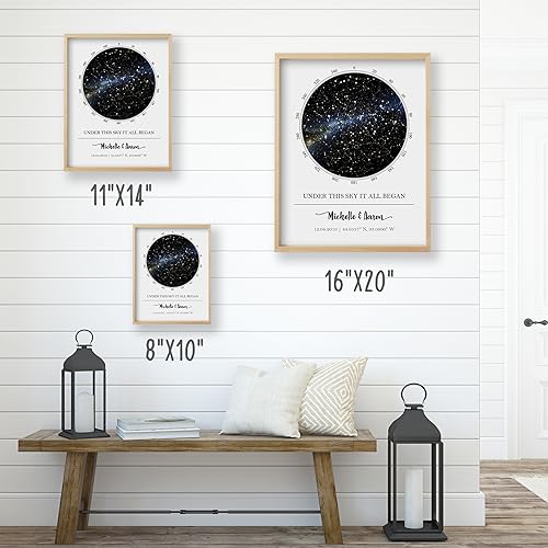 Custom Star Map Unframed Star Prints B591564