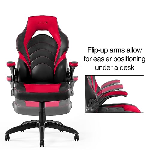 Gaming Chair Black and Red N55398