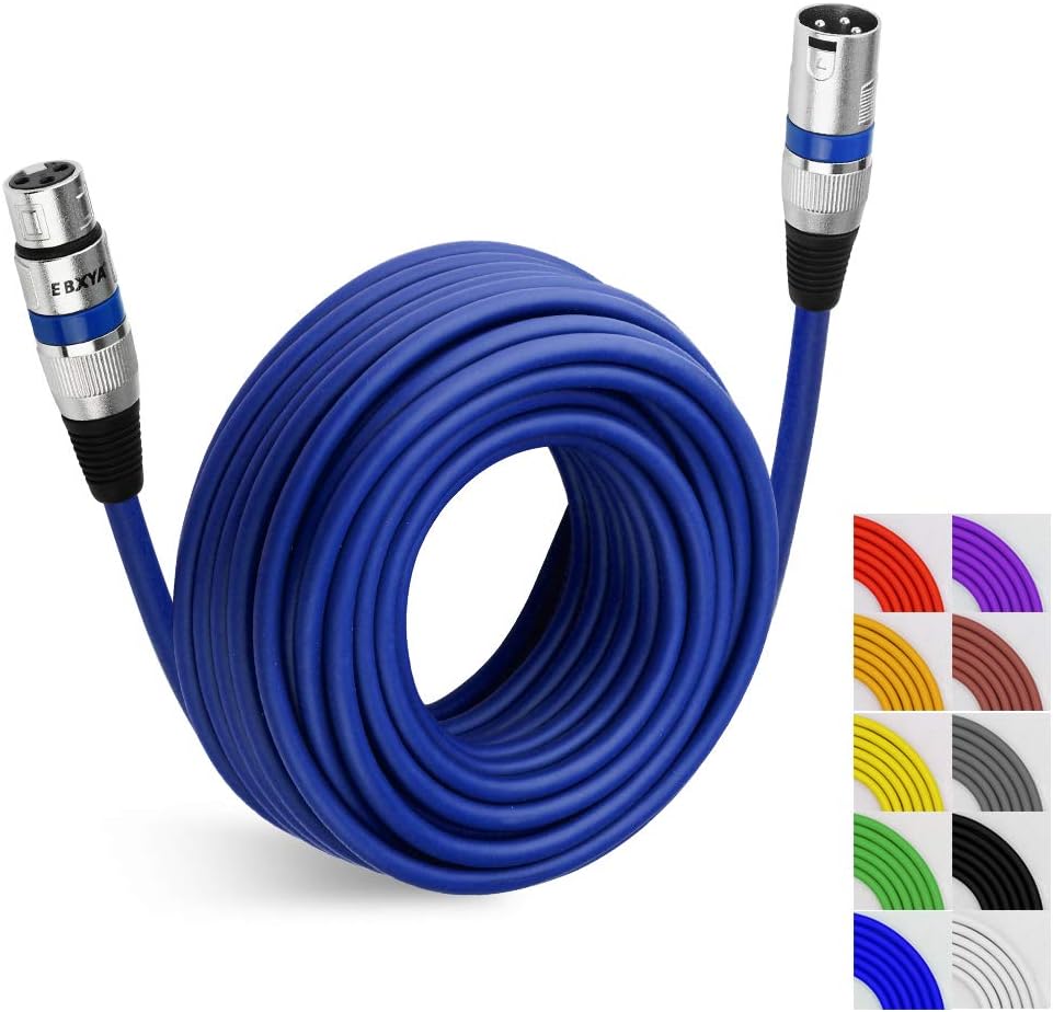 50 Ft 4 Pack XLR Microphone Cable R758