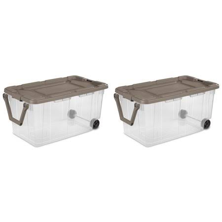 160 qt Wheeled Storage Box, Case of 2 S6204