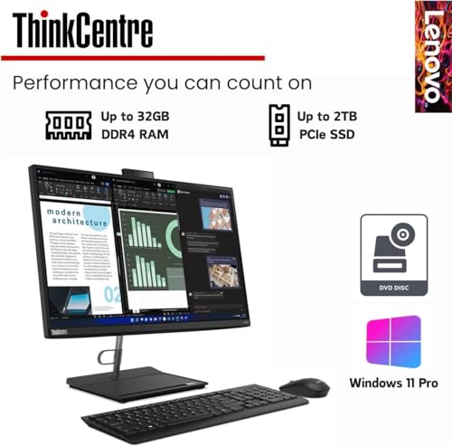 23.8" FHD Display All-in-One Computer, 16GB RAM, 512GB PCIe SSD, Windows 11 Pro V6204