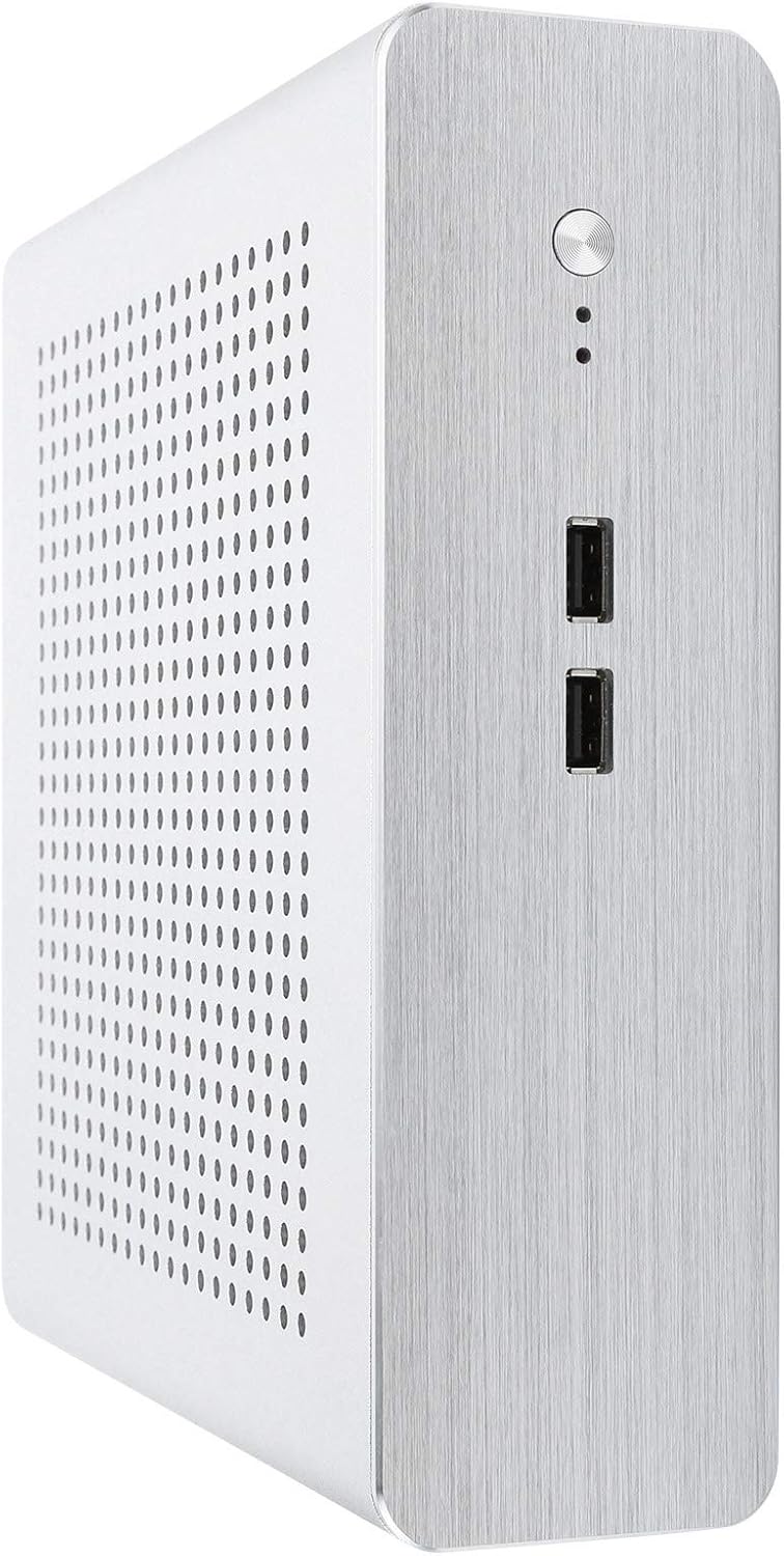Silver Aluminum Mini ITX PC Case W6955