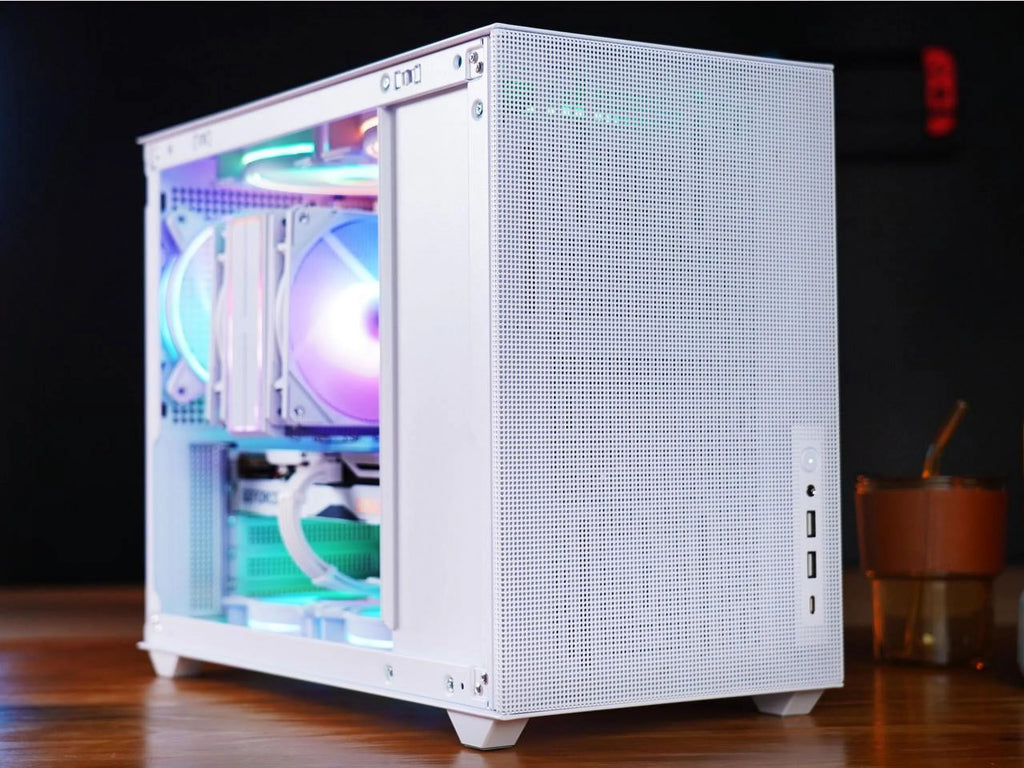 Mini Micro ATX Tower Computer Case with Tempered Glass Side R5696