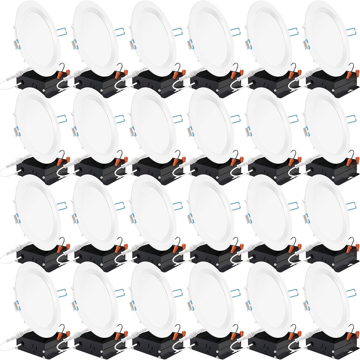 24 Pack 4 Inch LED Recessed Lighting 3000K Warm White Dimmable M110345