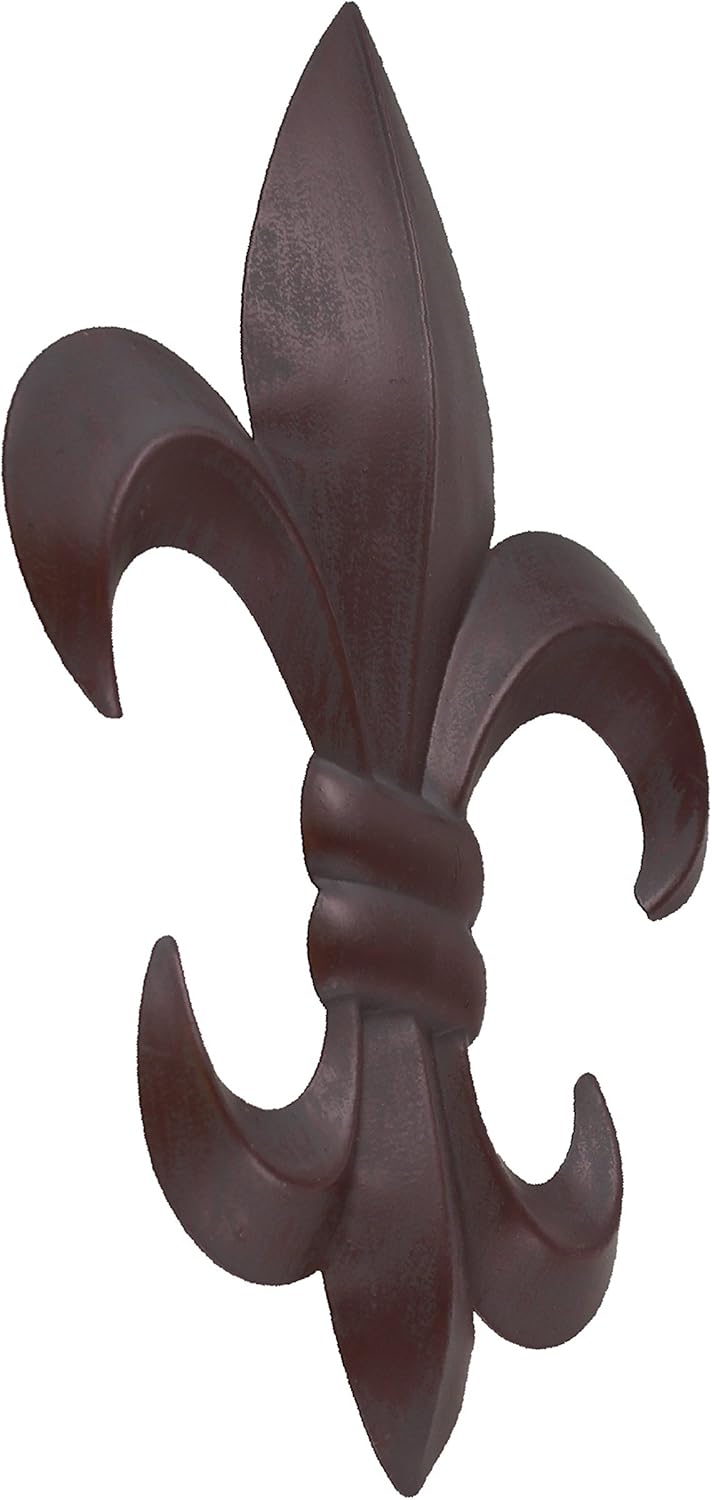 10" Metal Fleur De Lis Wall Plaque F83926