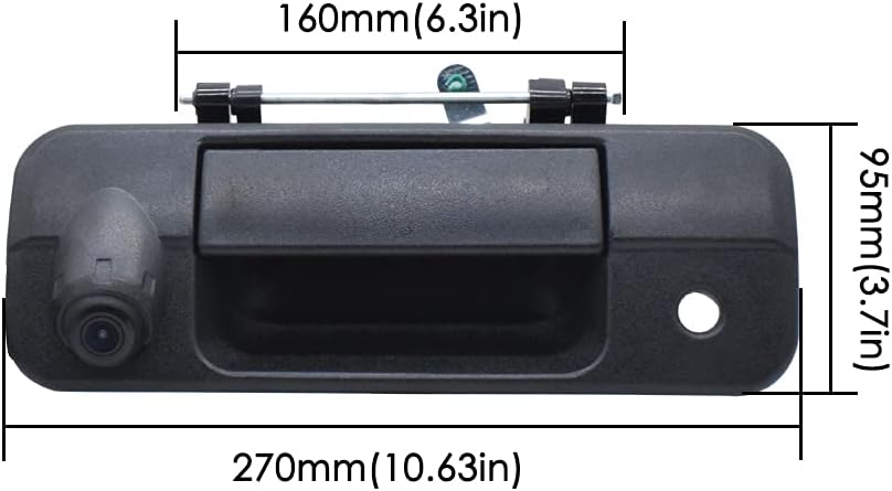 Black Tailgate Backup Camera Z250442