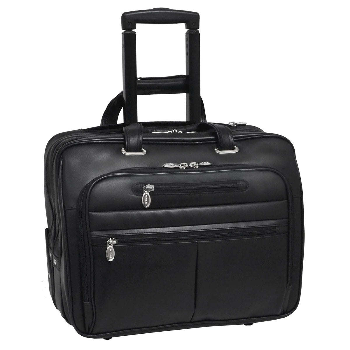 Black Wheeled Laptop Case F23048