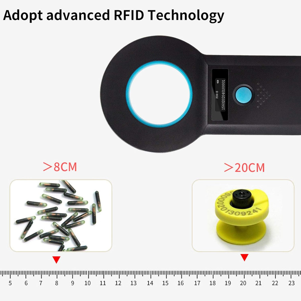 Bluetooth RFID Animal Microchip Scanner I1642