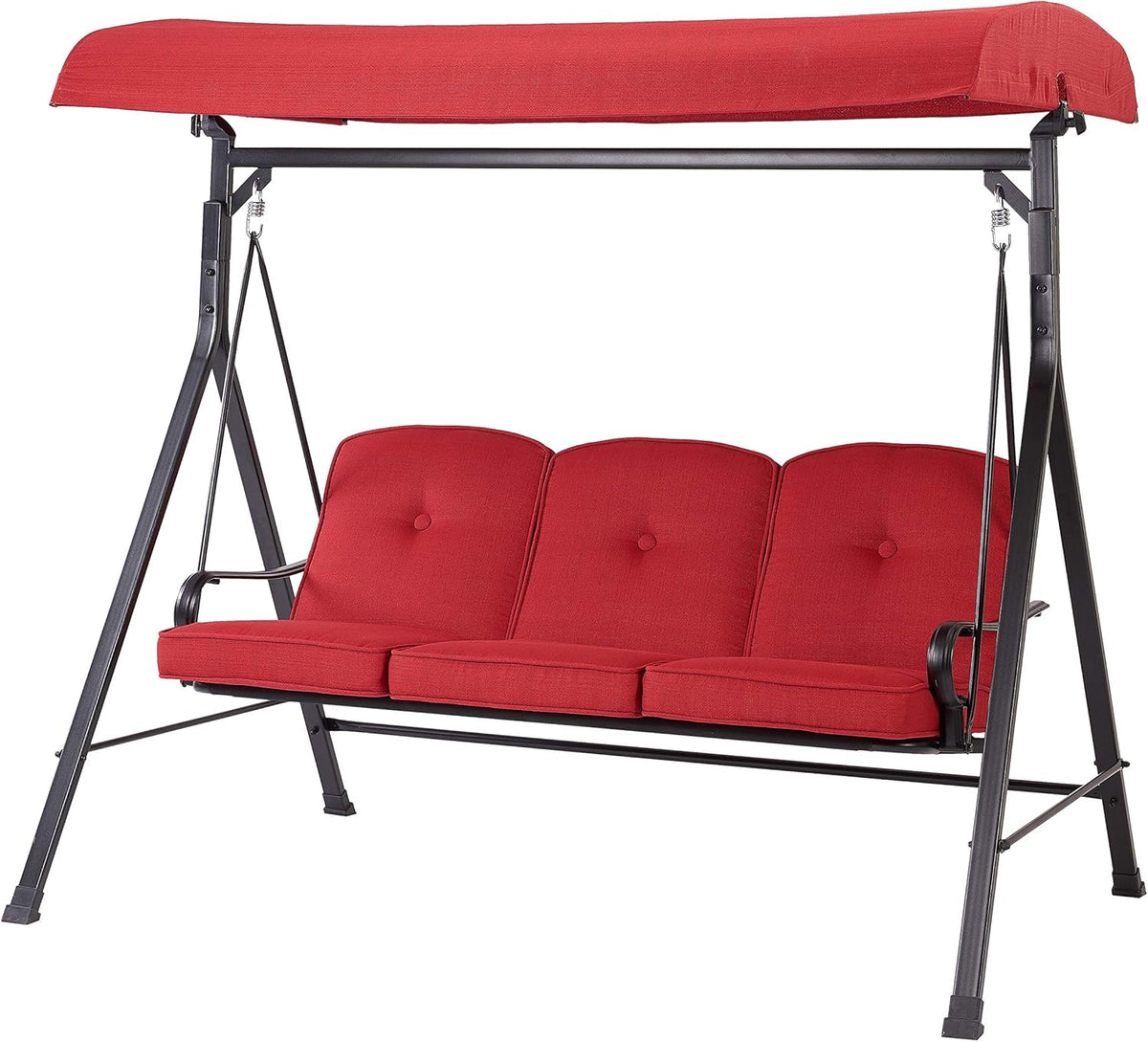 3-Seat Canopy Porch Swing Bed O5858