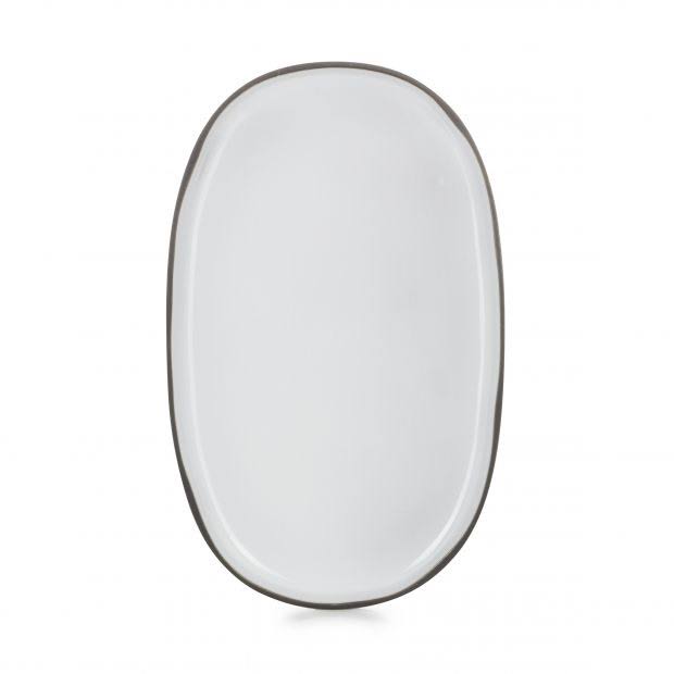 Large Oval Service Plate 7 Colors L364