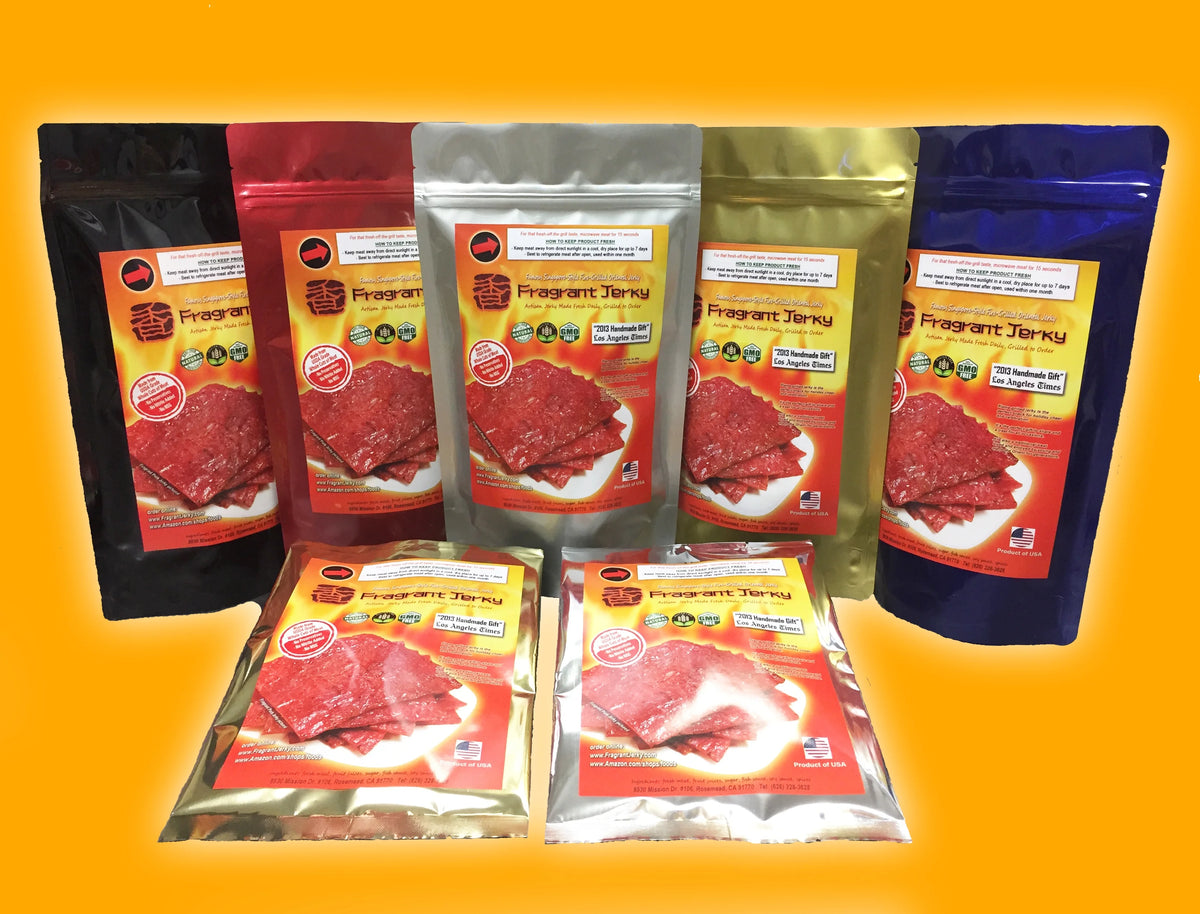 Fire-Grilled Pork Jerky Spicy Flavor 8 oz X762