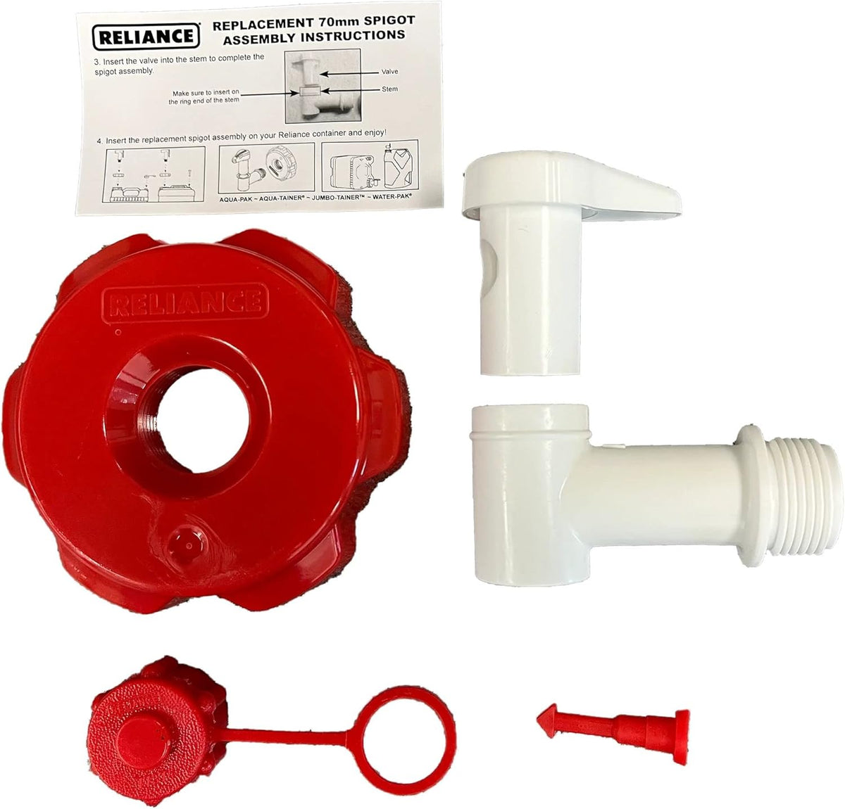 Replacement Spigot Assembly, 1.3 Inch x 3.5 Inch x 10.5 Inch P106