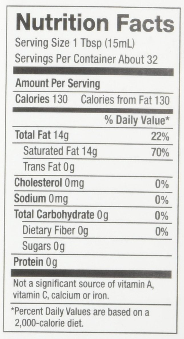 Organic Liquid Coconut Oil, 16-ounce P60809