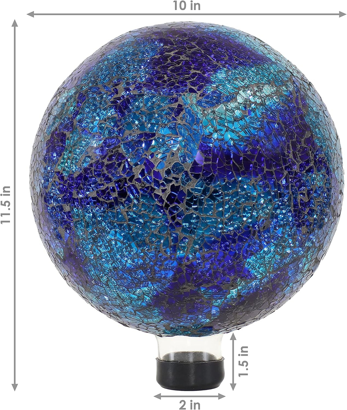 Crackled Glass Gazing Globe Z4449