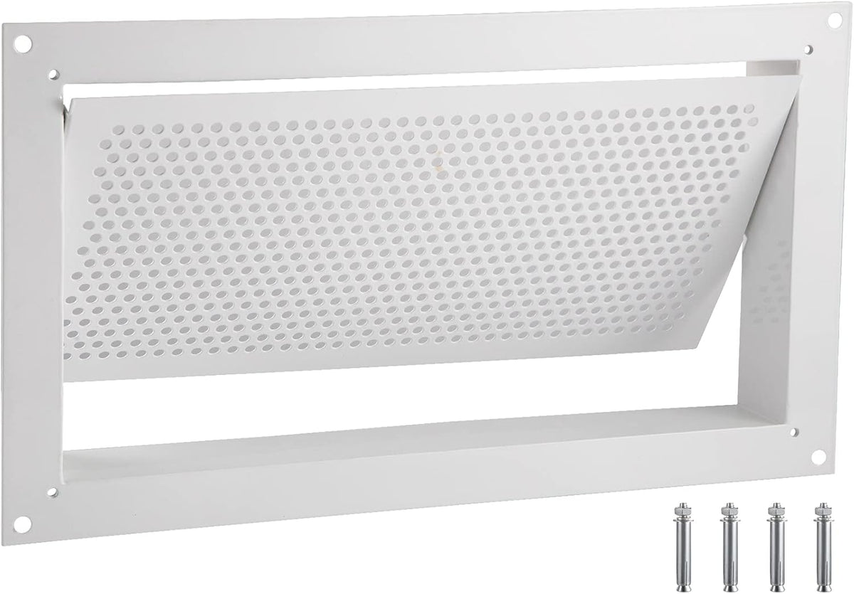 8" x 16" x 2" Black Foundation Flood Vent T93118