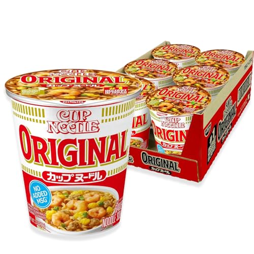 Original 2.4 Ounce Cup Noodle Ramen Soup (Pack of 6) W216