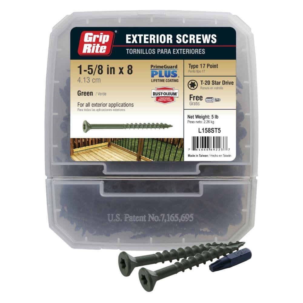 1.625 in. 5 lbs No.8 Star Bugle Head Deck Screws G810