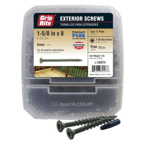 1.625 in. 5 lbs No.8 Star Bugle Head Deck Screws G810