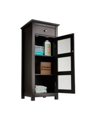 Espresso 1 Door 1 Drawer Floor Cabinet R830998