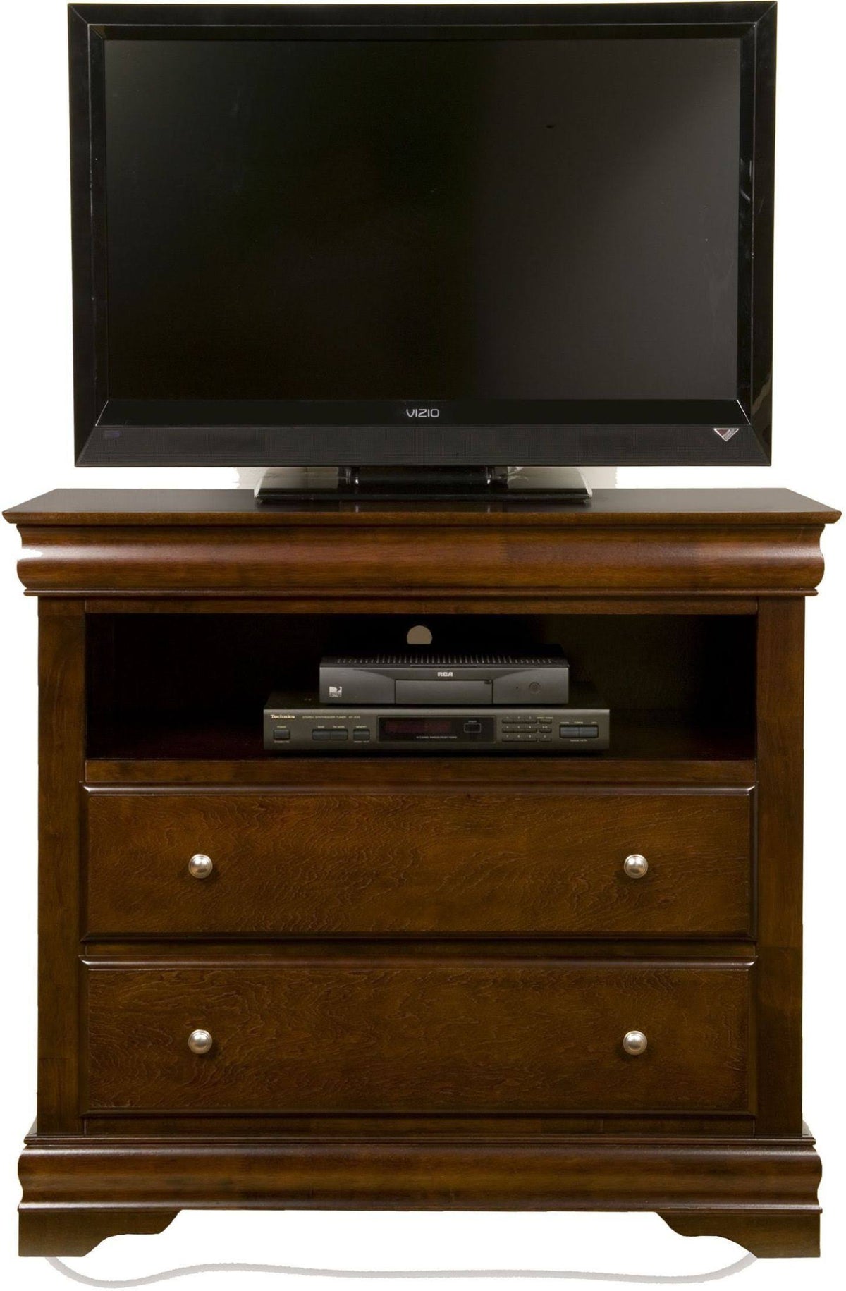 2 Drawer TV Media Chest Cappuccino F62611
