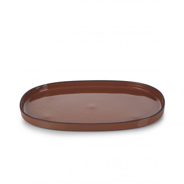 Large Oval Service Plate 7 Colors L364