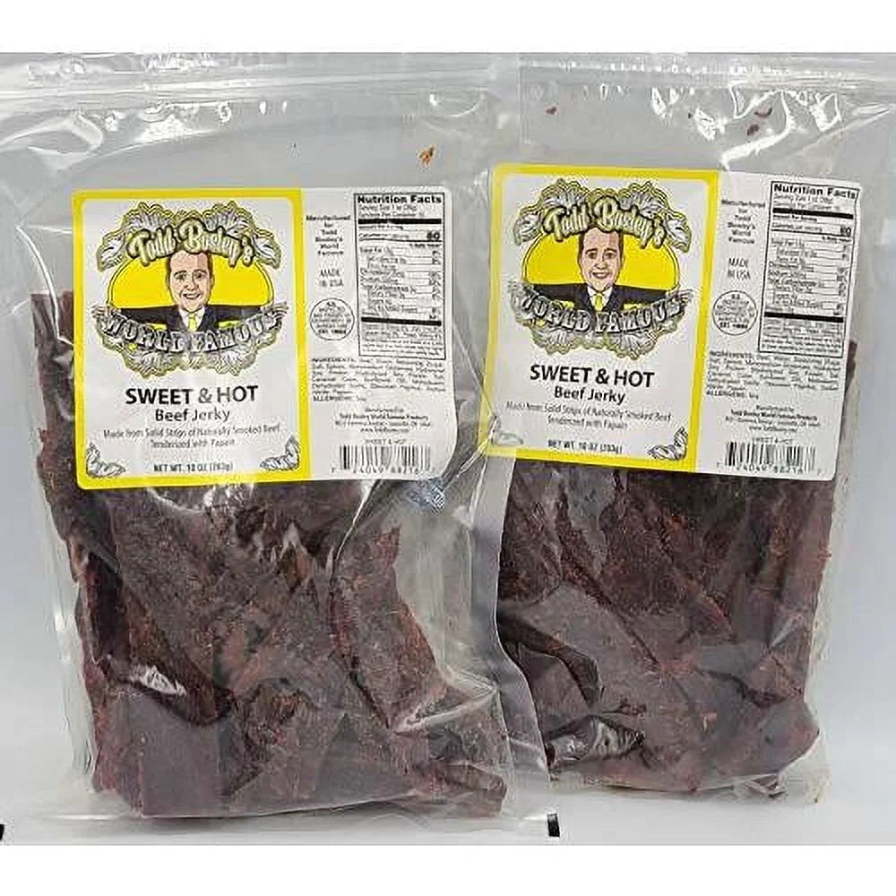 10 Oz Sweet & Hot Jerky 2 Pack A416