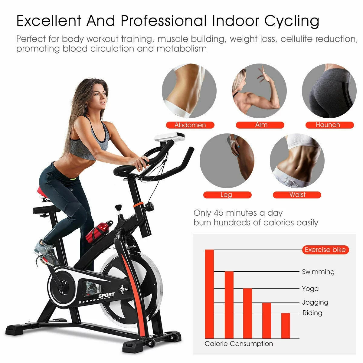 Adjustable Exercise Bike T69291