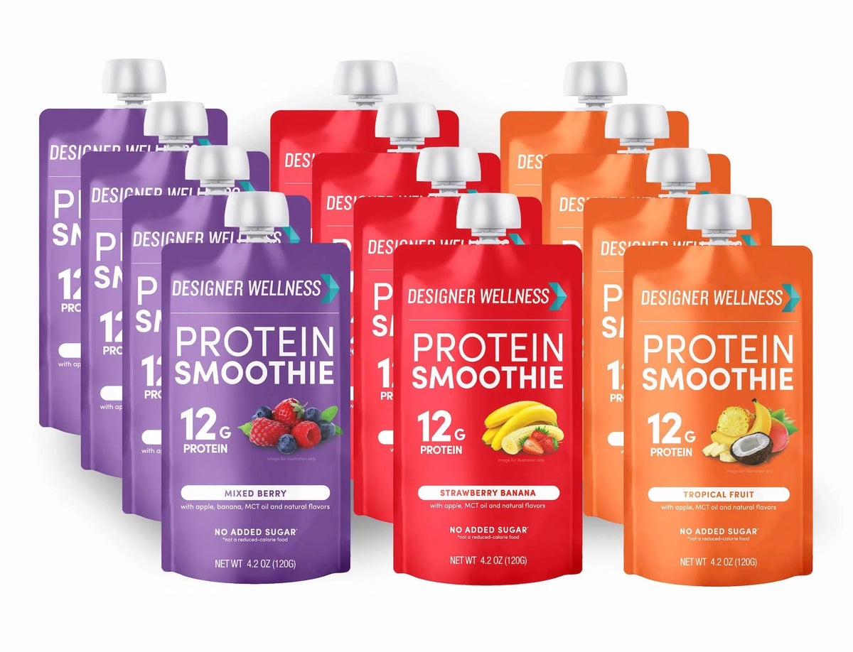 Protein Smoothie 12 Count Variety Pack 12g Protein Gluten-Free F728981