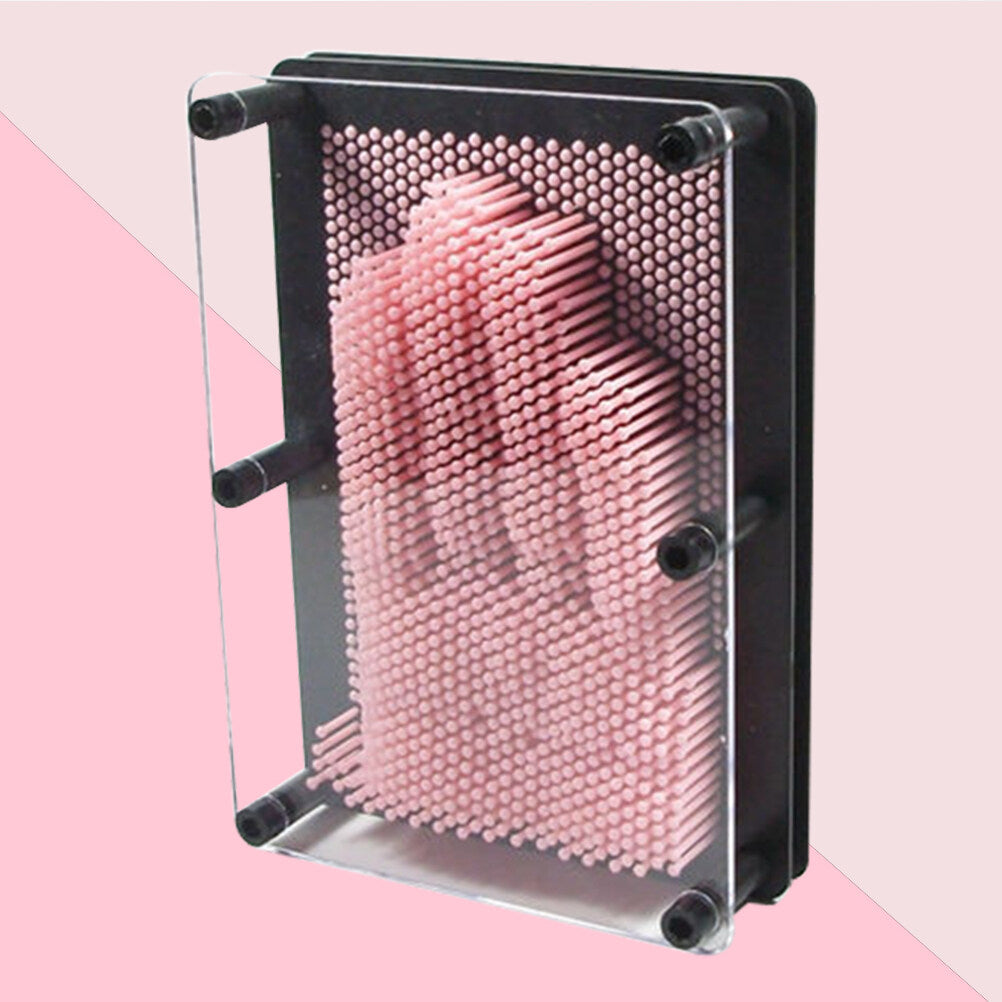 Pink 3-Dimensional Pin Art Board Toy C49166