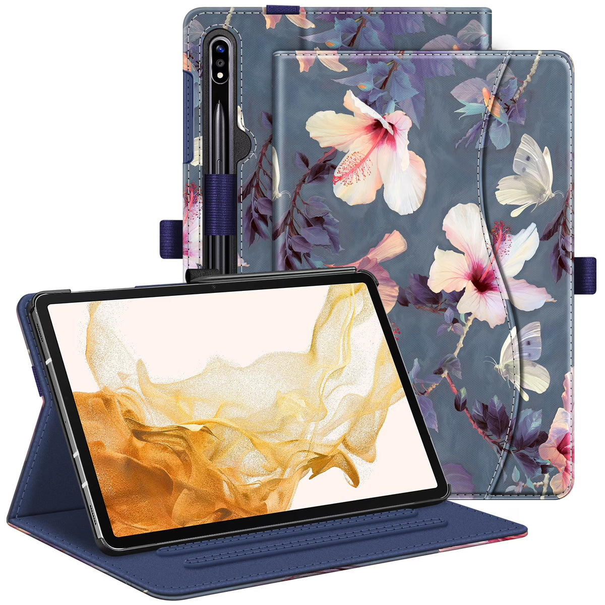 Blooming Hibiscus Protective Cover for Samsung Galaxy Tab S8 Plus B905