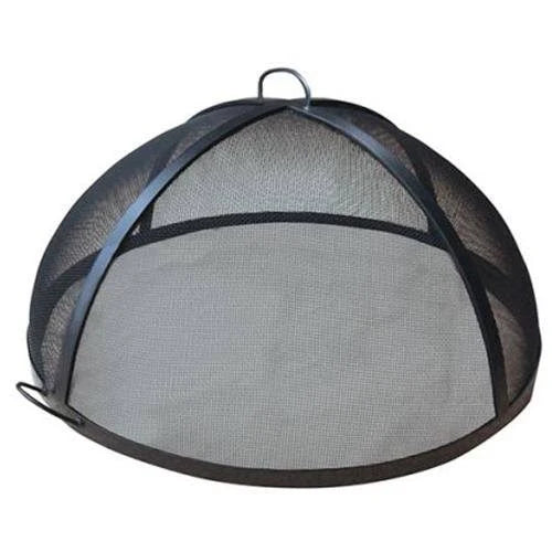 34x22 Welded Carbon Steel Dome Fire Pit Safety Screen R1673
