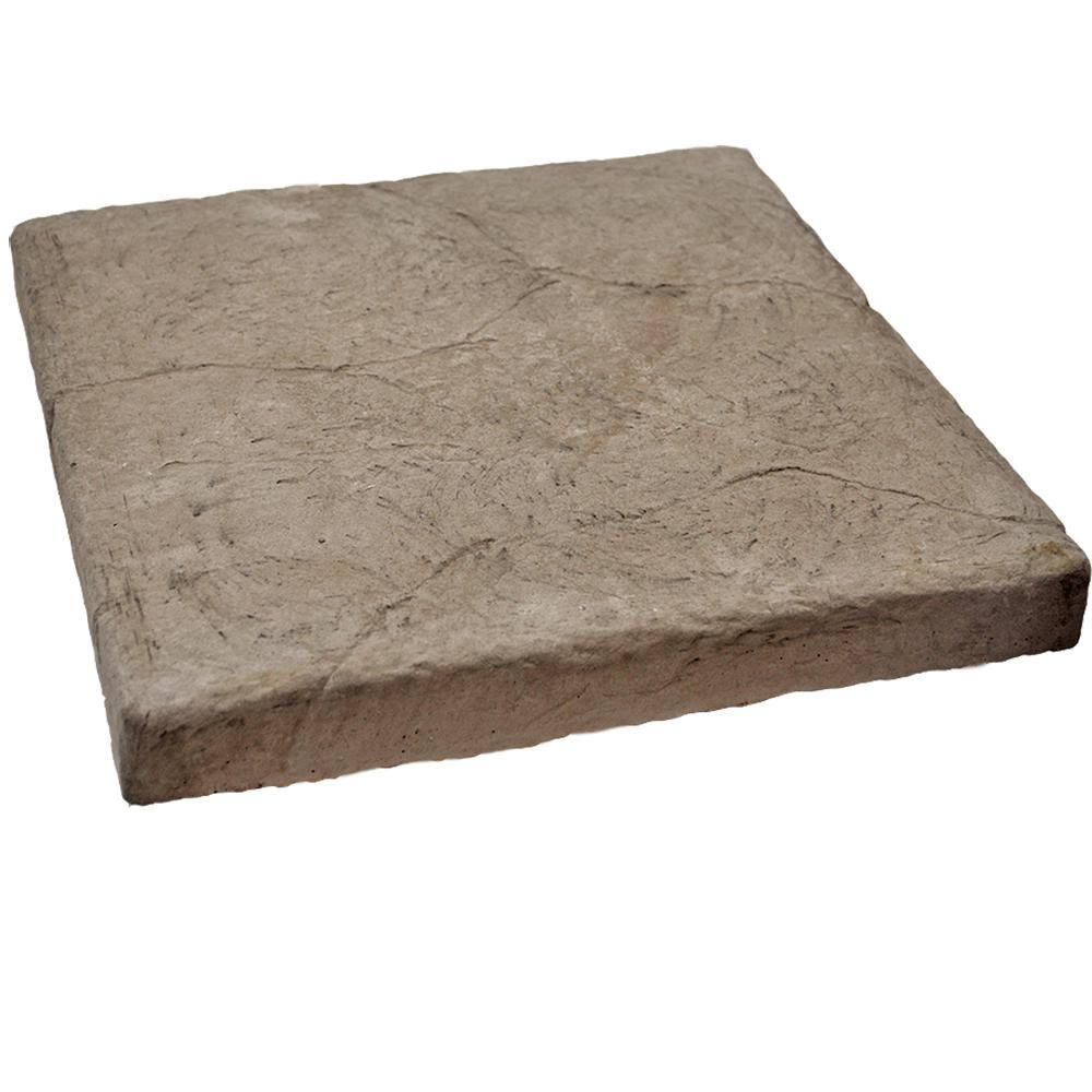 Brown Manufactured Concrete Hearth/Cap Stone U876680