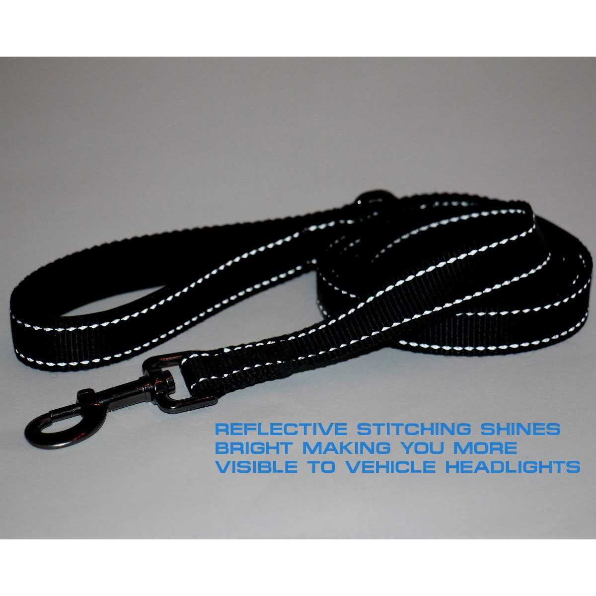 Double Handle Reflective Dog Leash H54840