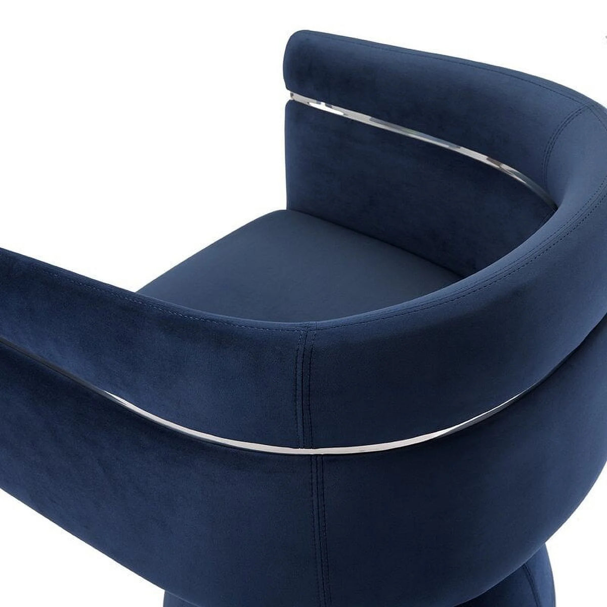 Blue Velvet Accent Chair V83818