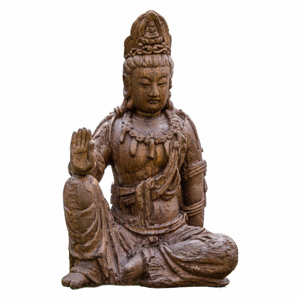 Antique Quan Yin Garden Statue E88689