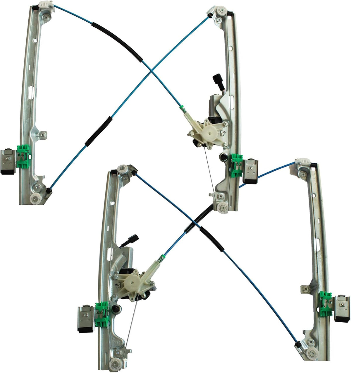Front Left & Right Power Window Regulator with Motor Assembly Y46992